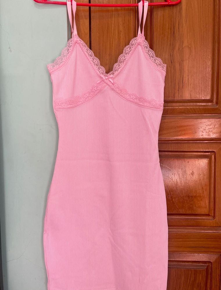 H&amp;M Pink Bodycon Dress