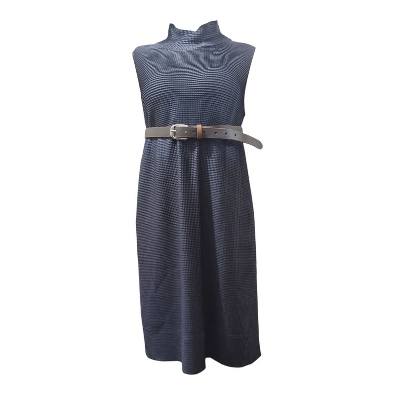 Quality Material Mini Dress With Slit