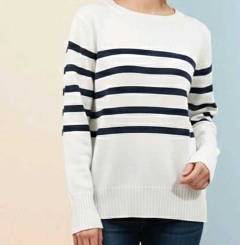 Striped Knit Sweater