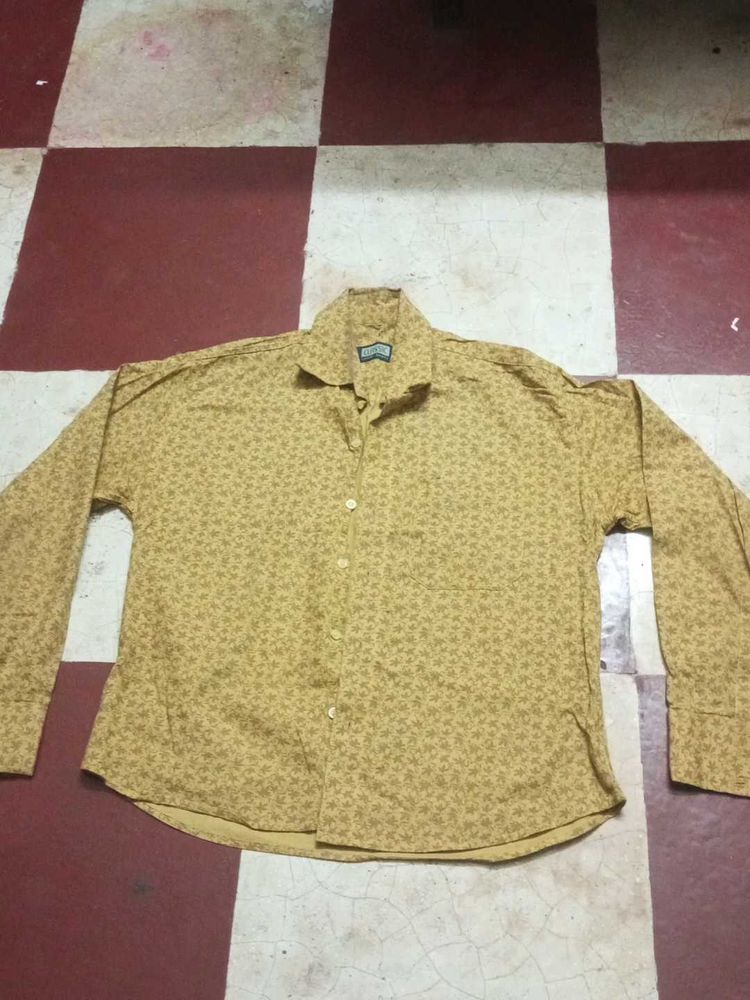 Vintage Floral Button-Down Shirt