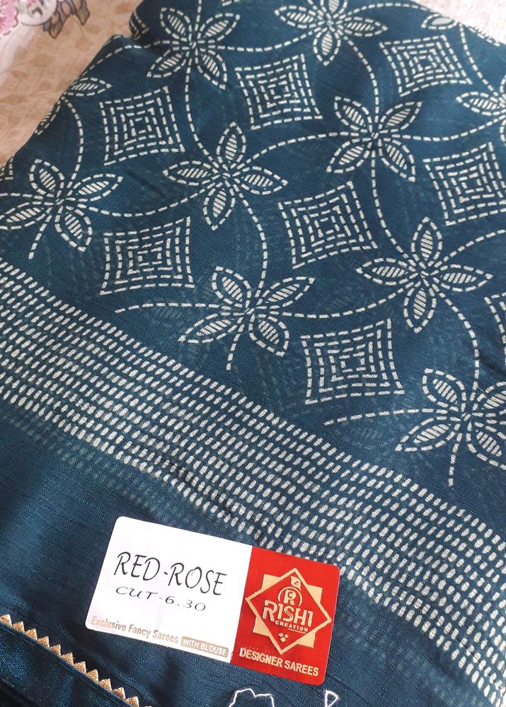 Morpankhi colour saree