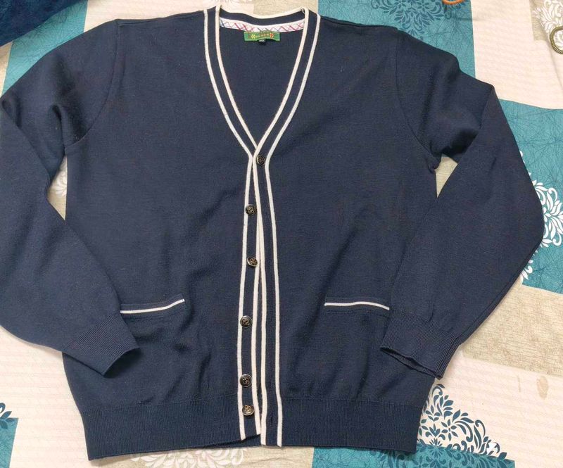 Korea imported Stylish Blue Cardigan