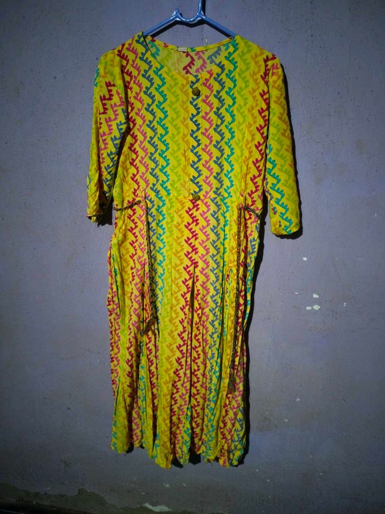 Colorful Printed Kurta