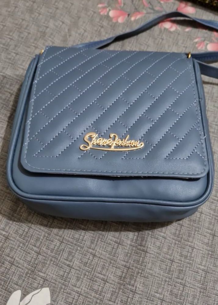 Stylish Blue Crossbody Bag