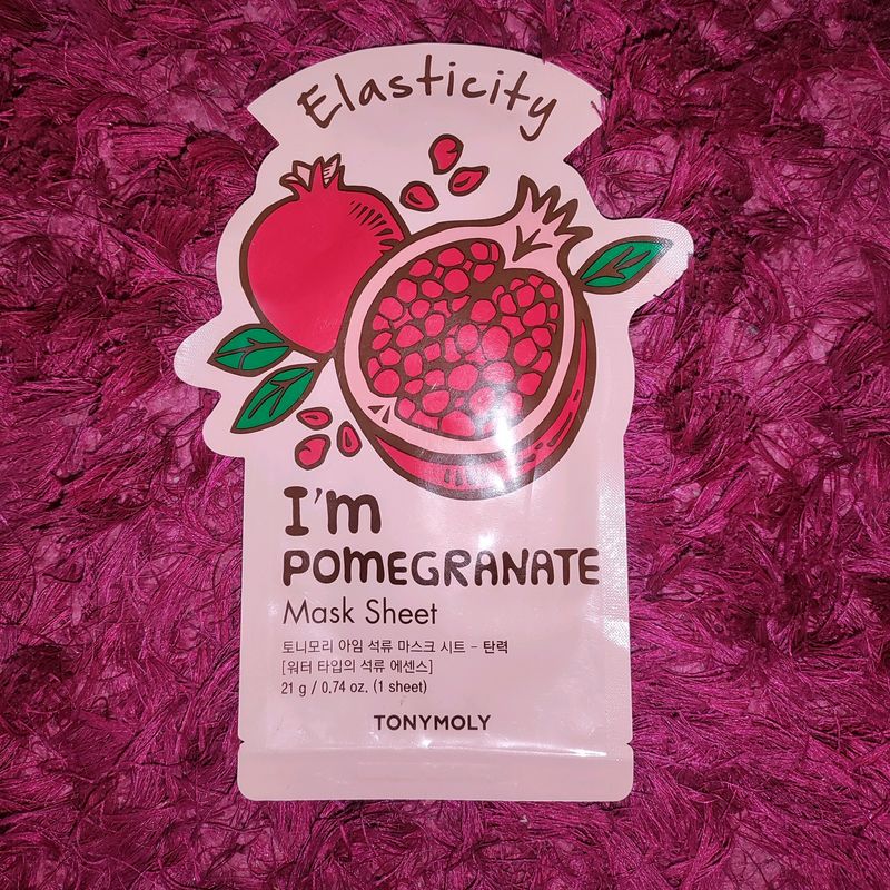 Korean Pomegranate Sheet Mask - TONYMOLY
