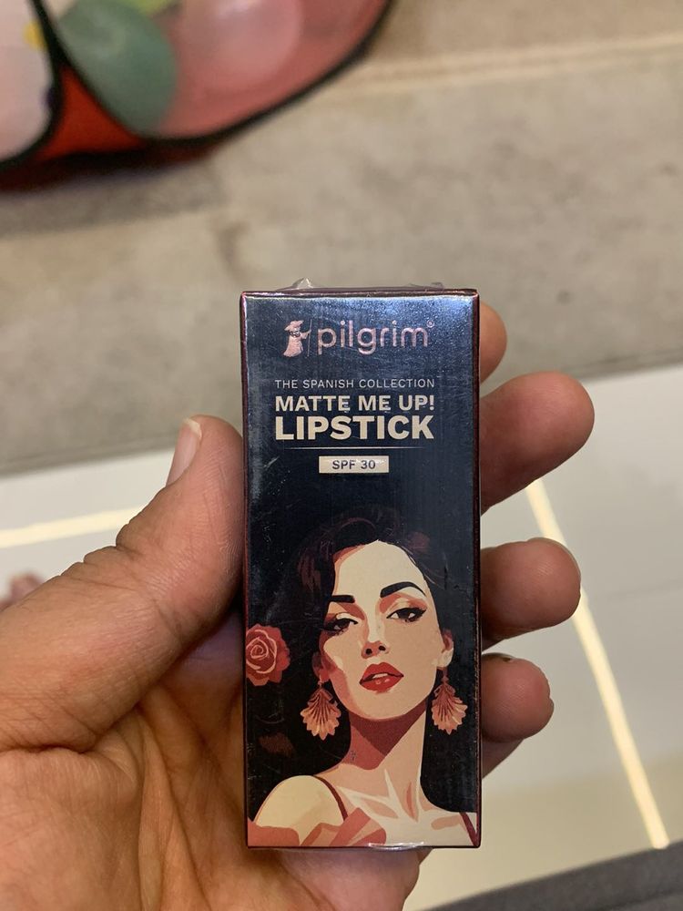 Pilgrim Matte Me Up Lipstick-21 Flamin Red