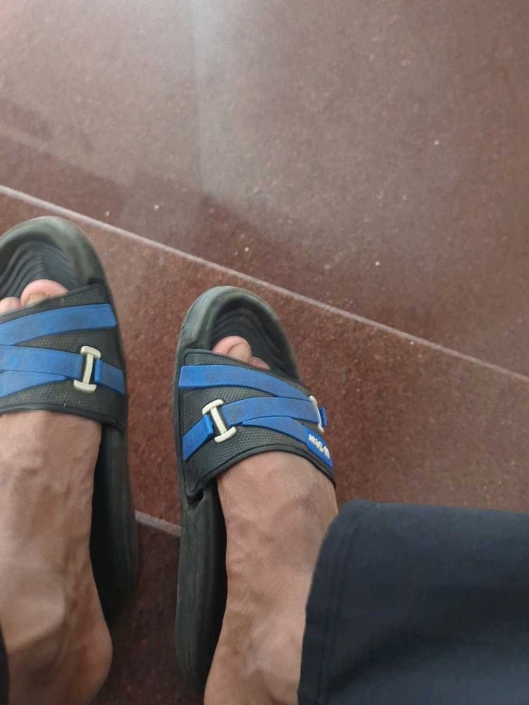 Blue Strap Slides