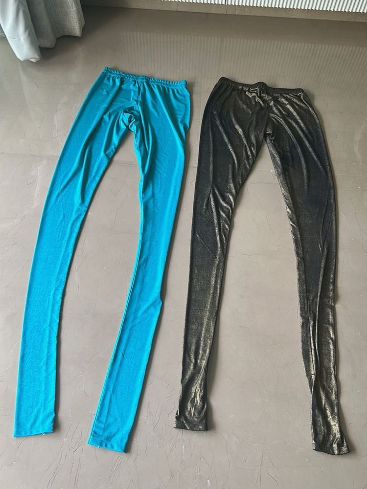 Two pairs of leggings