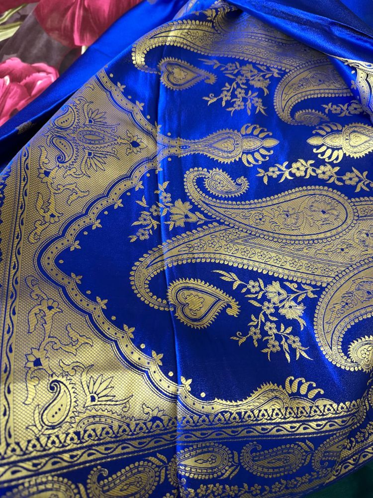 Navy Blue Saree