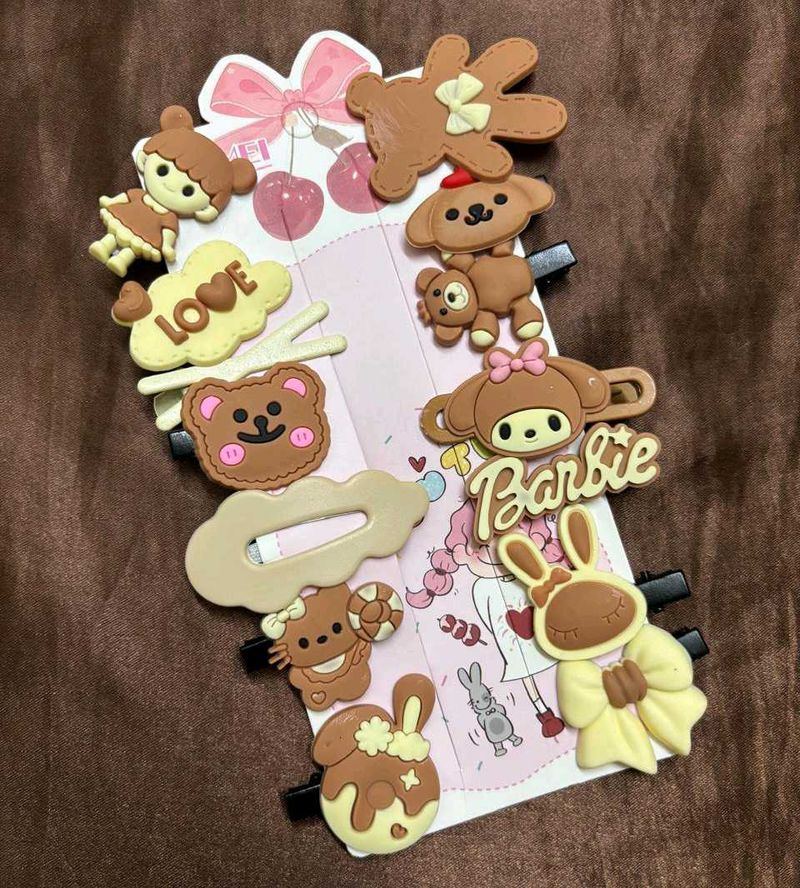 Cute Hair Clip Set
