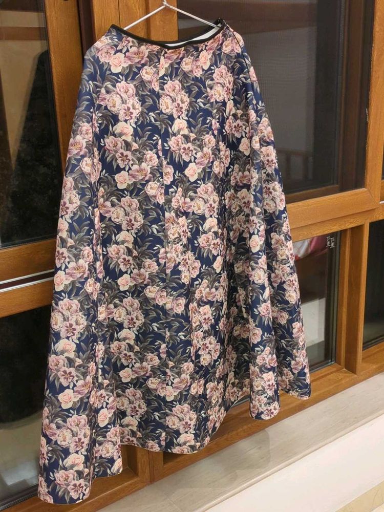 Floral Print Skirt