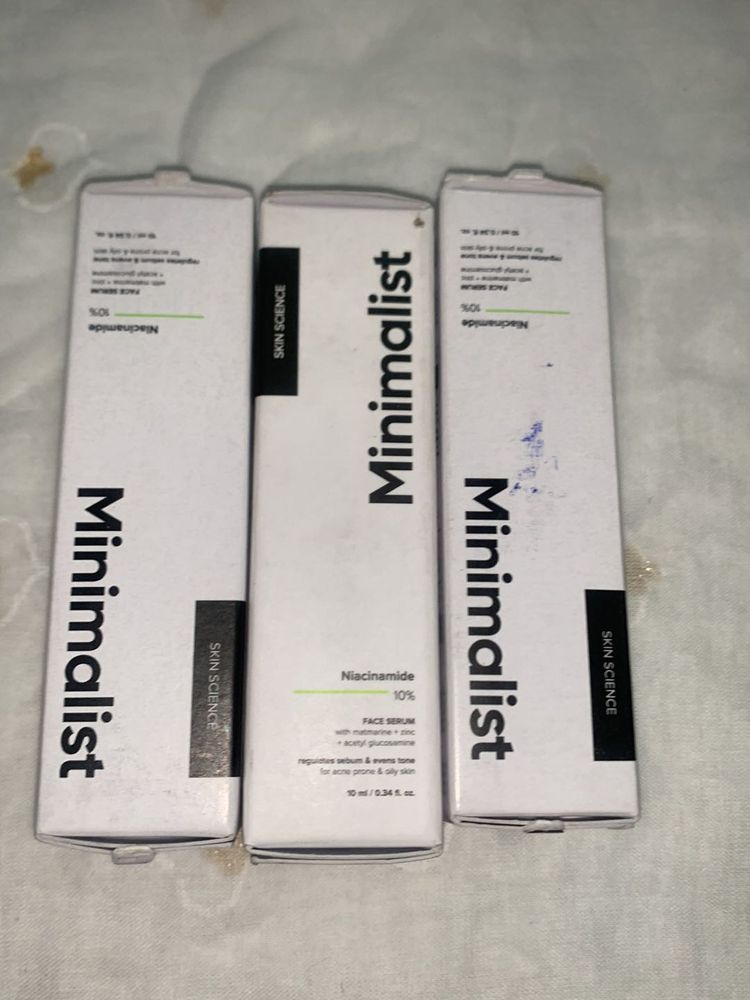 Minimalist Face Serum 10 Ml Pack Of 3