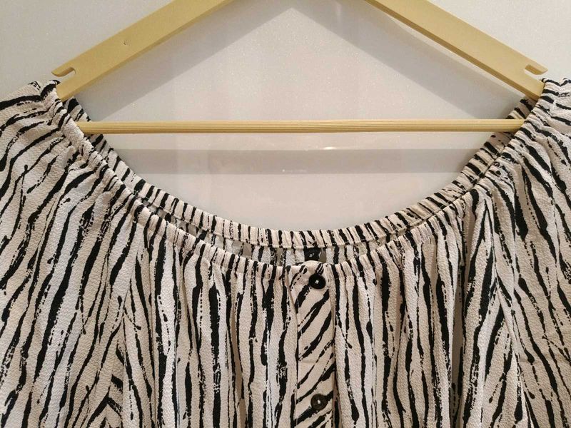 Striped Off-Shoulder Top