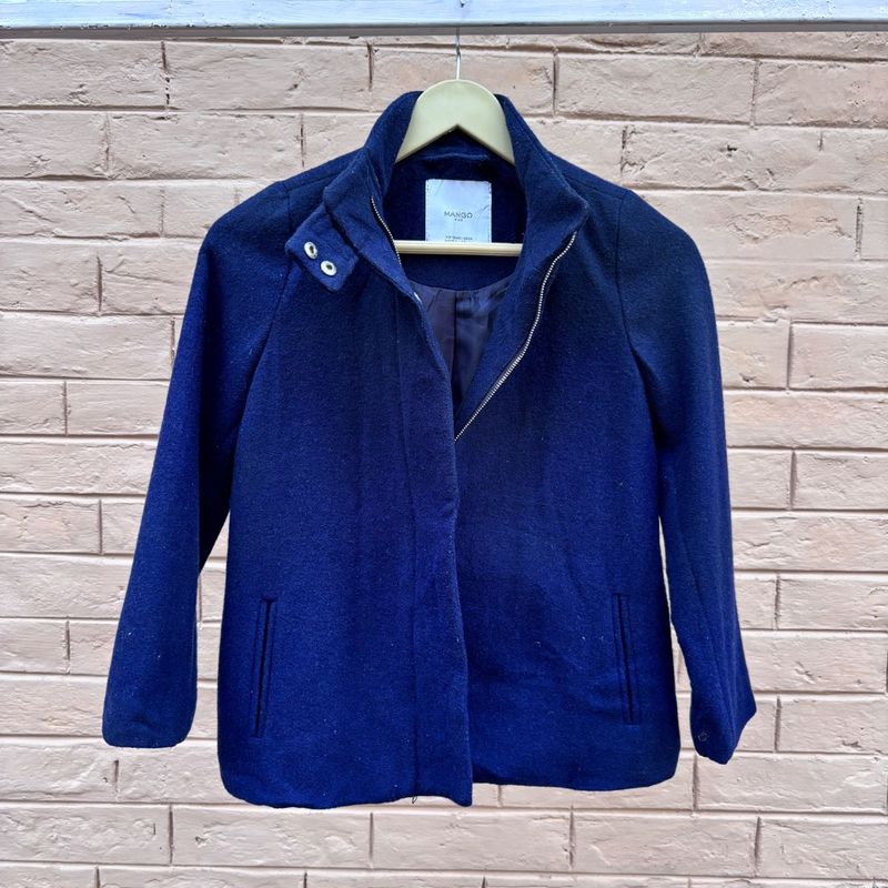 Mango Brand Wool Blend Coat
