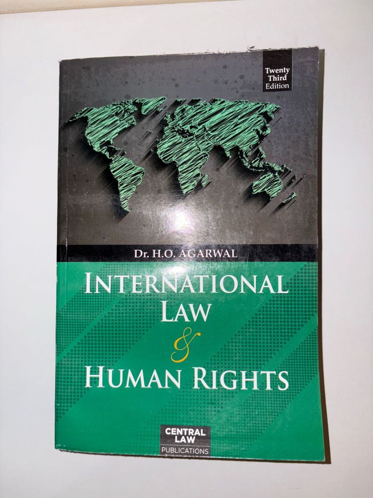 International Law &amp; Human Rights -Dr. H.O. Agarwal