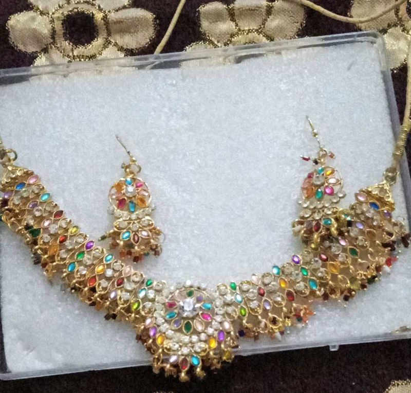 Colorful Indian Jewelry Set