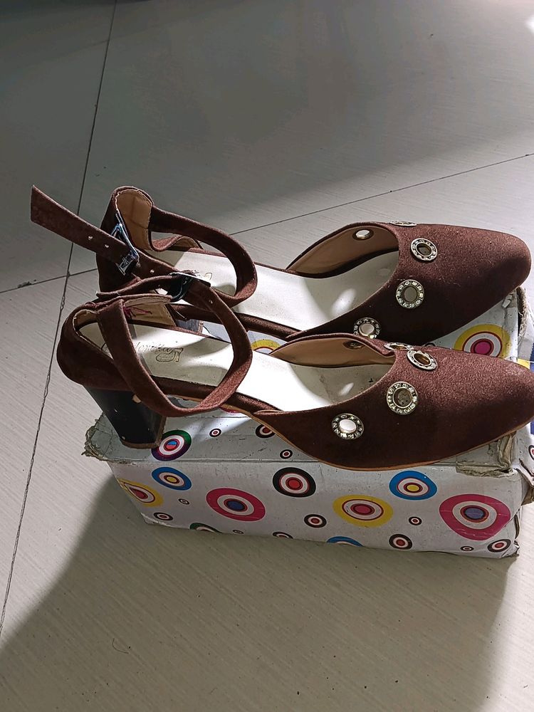 Brown Color Heels