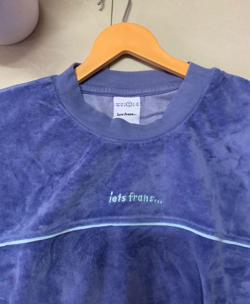 Blue Velvet Sweatshirt