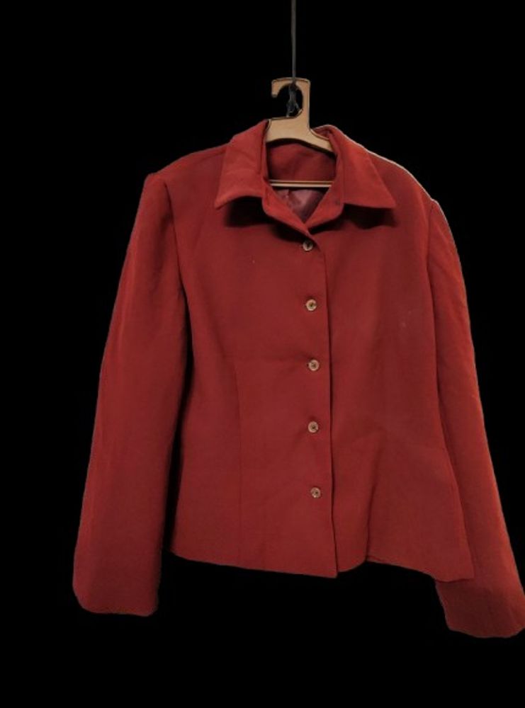 Burgundy Unisex Blazer