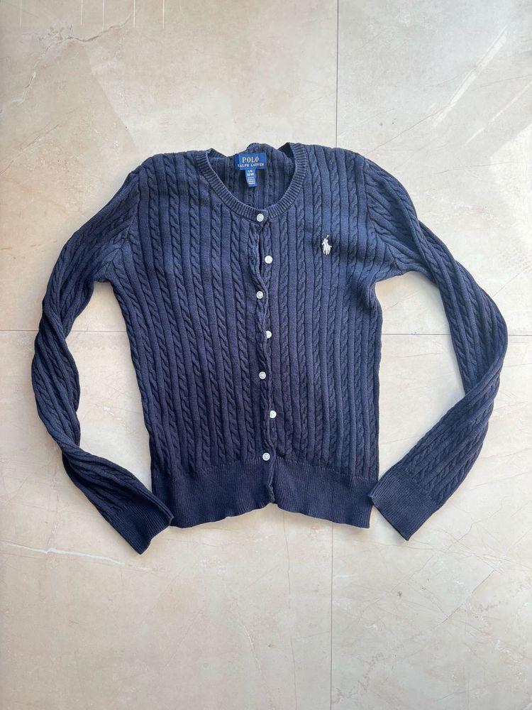 Polo Ralph Lauren Navy Cardigan