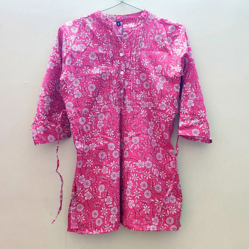Red Short Kurti For Women