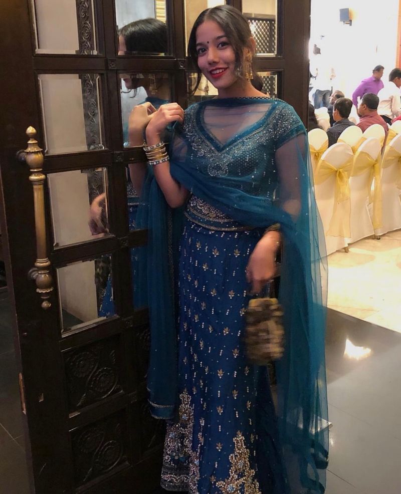 Peacock Green Lehenga