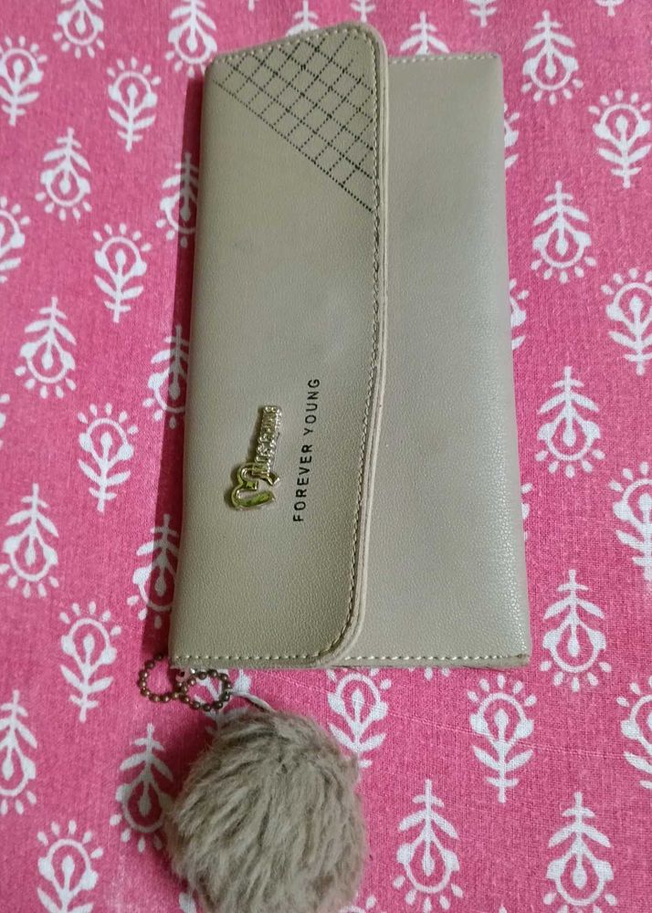 Beige &#39;Forever Young&#39; Wallet