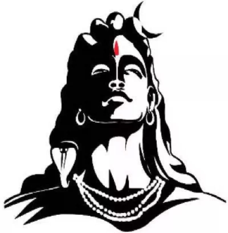 adiyogi sticker 75*70 cm