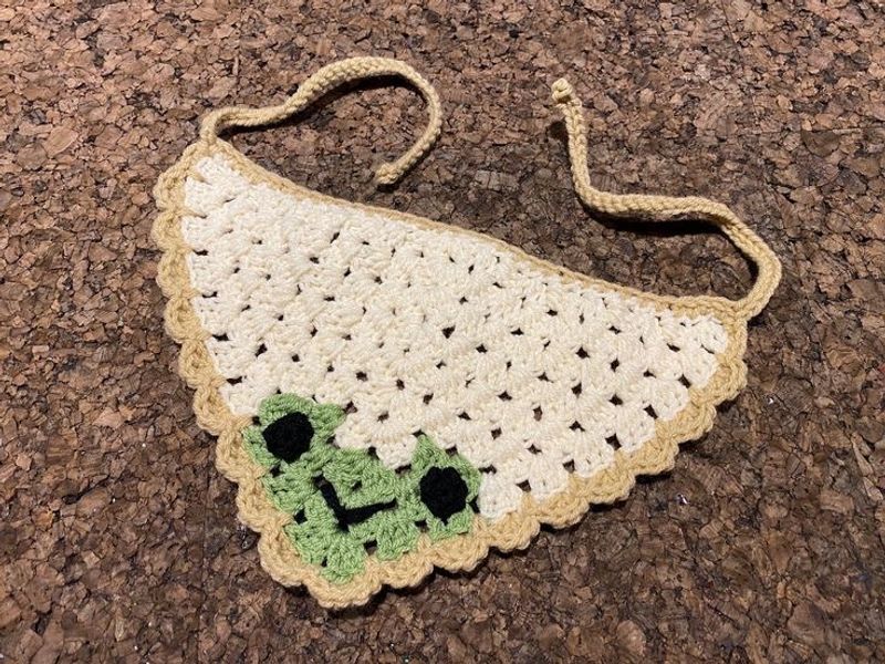 Crochet Bandanna Scarf