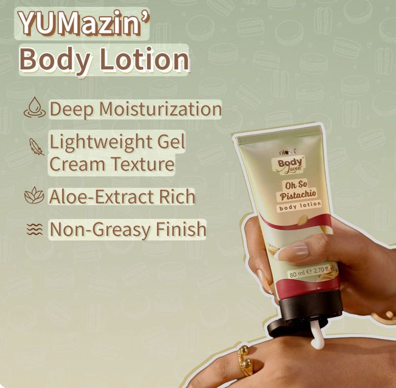 plum oh so pistachio body lotion