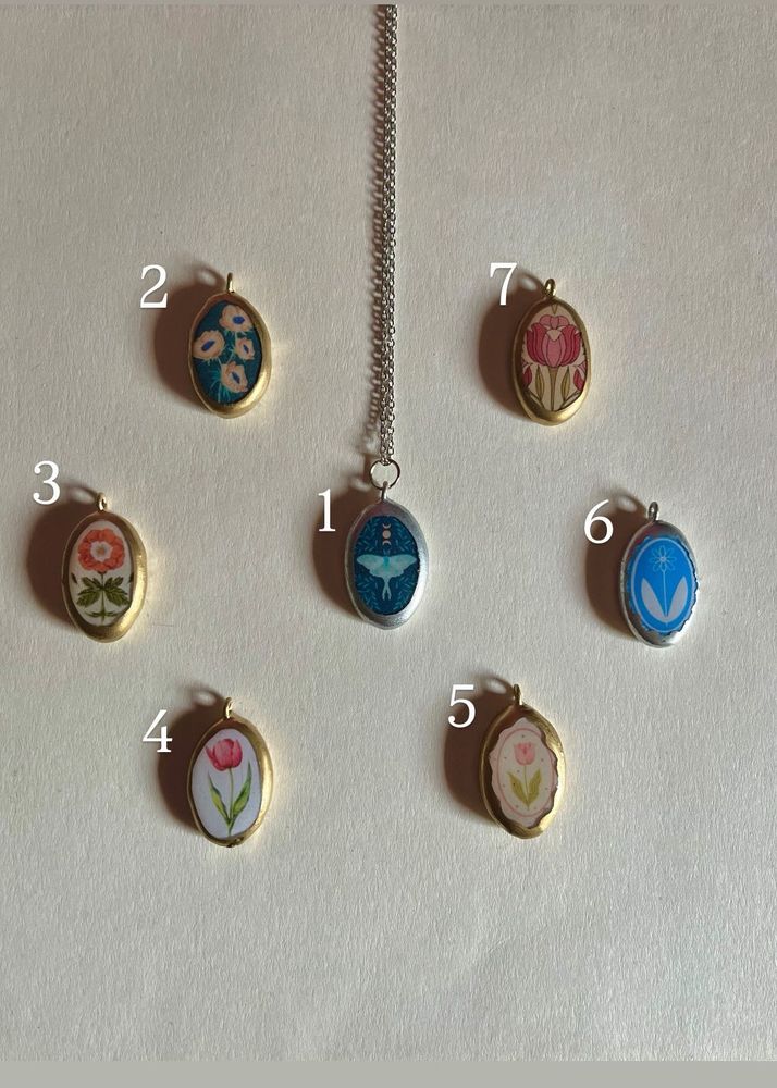 Vintage Y2k Pinteresty Cold Porcelain Necklaces