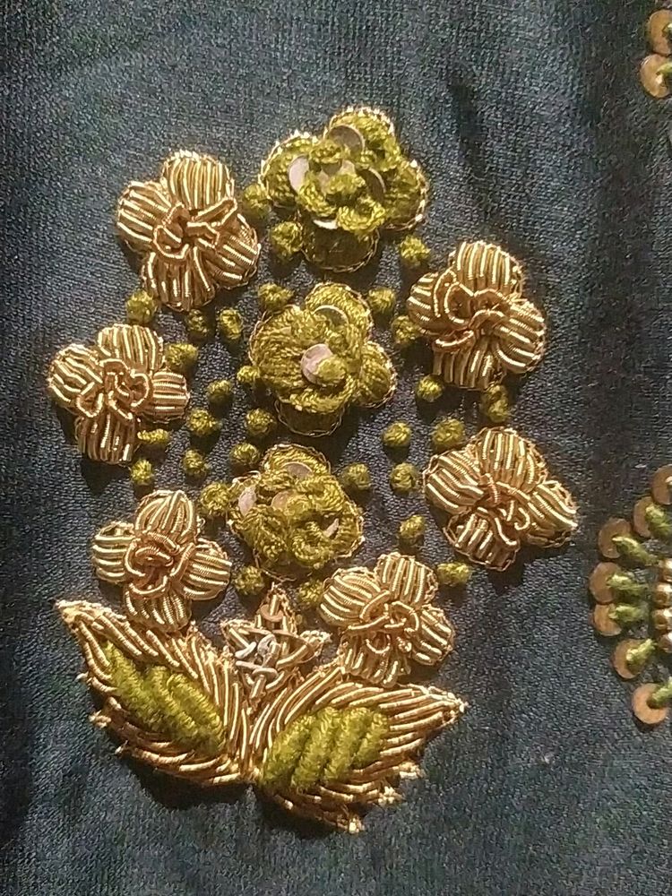 Silk Heavy Worked Kurti