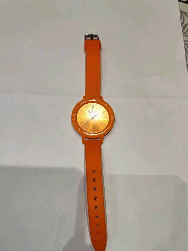 Sonata Orange Watch