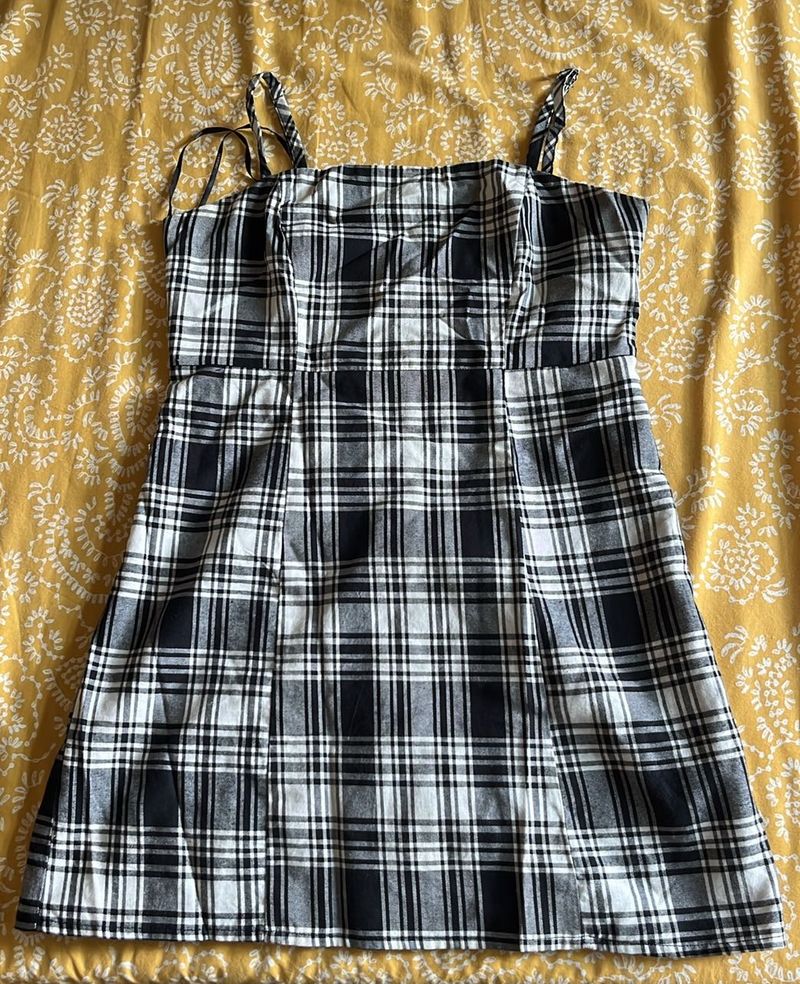 Plaid Mini Dress