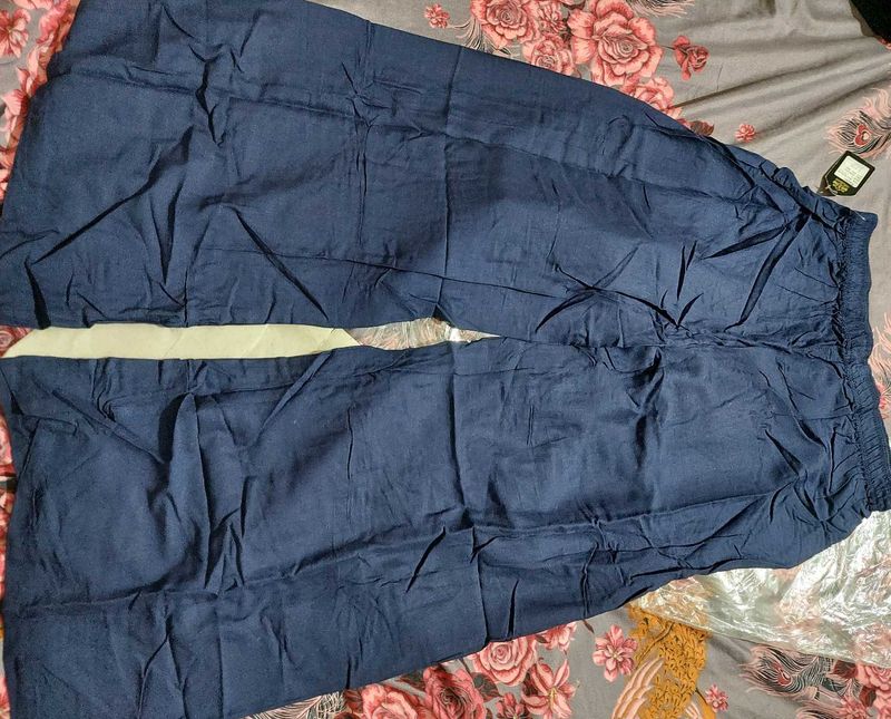 Navy Blue Palazzos