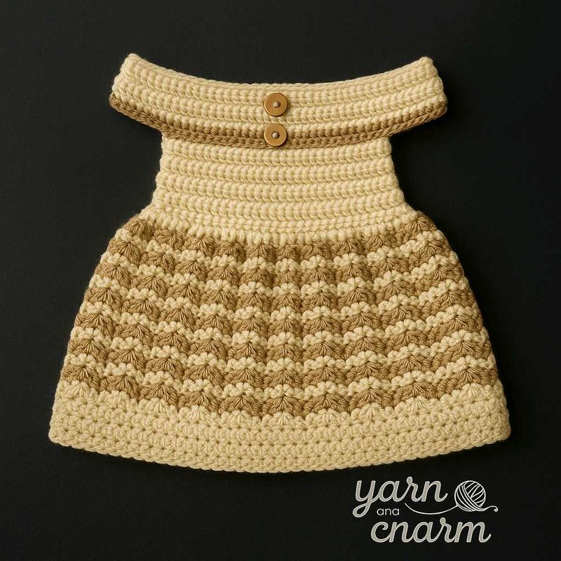 Handmade Crochet Baby Dress