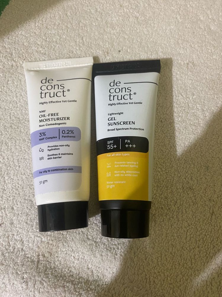 Deconstruct Sunscreen And Moisturiser