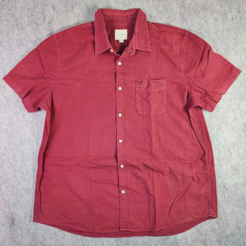 American Eagle Male Solid Shirt - Chest 48