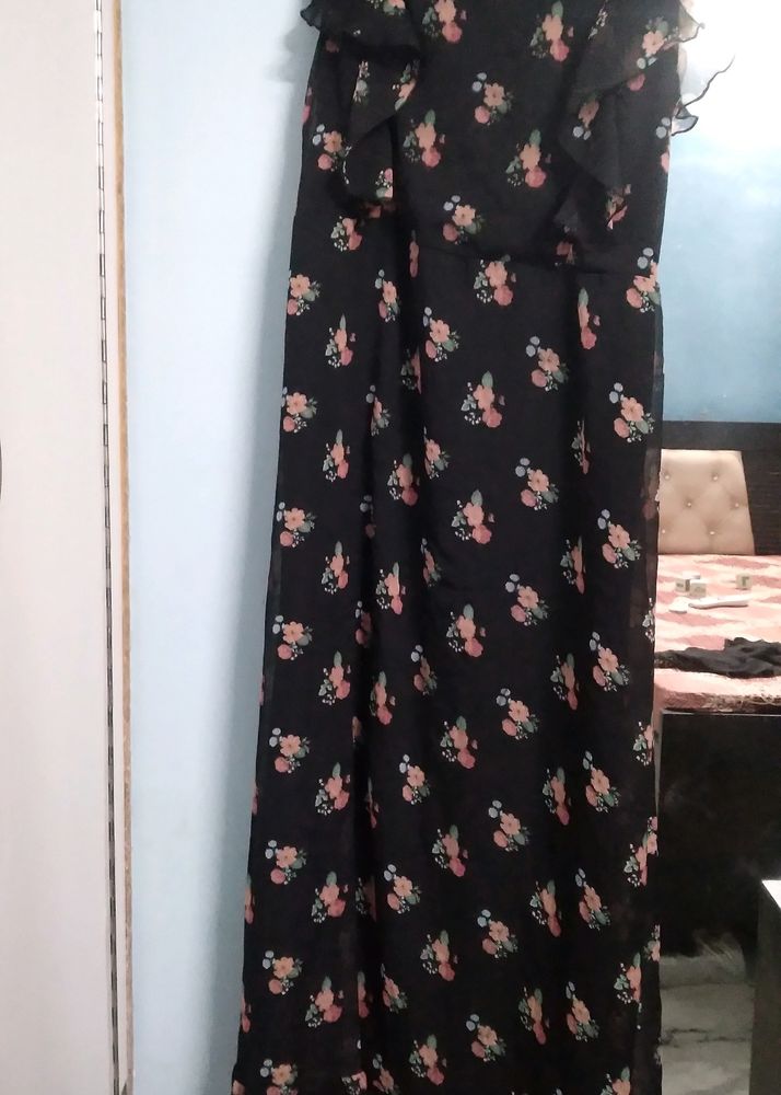 Combo Offer Black color long dress With Sharara
