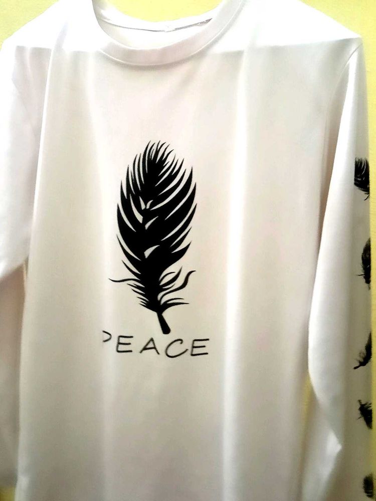 Peace Feather Graphic Tee