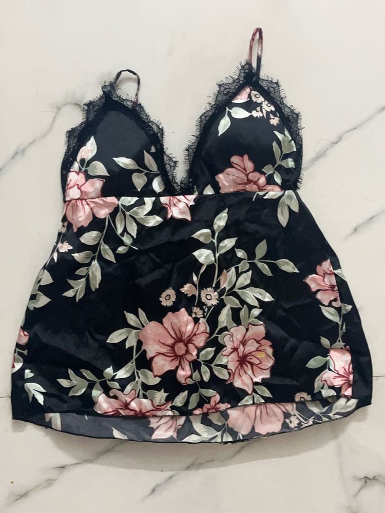 Silk Night Wear Top