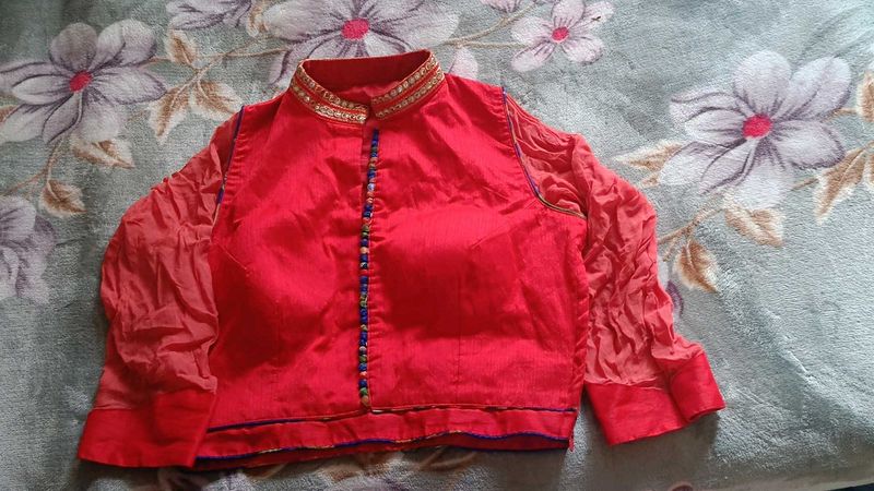 A Blouse With Side Zip