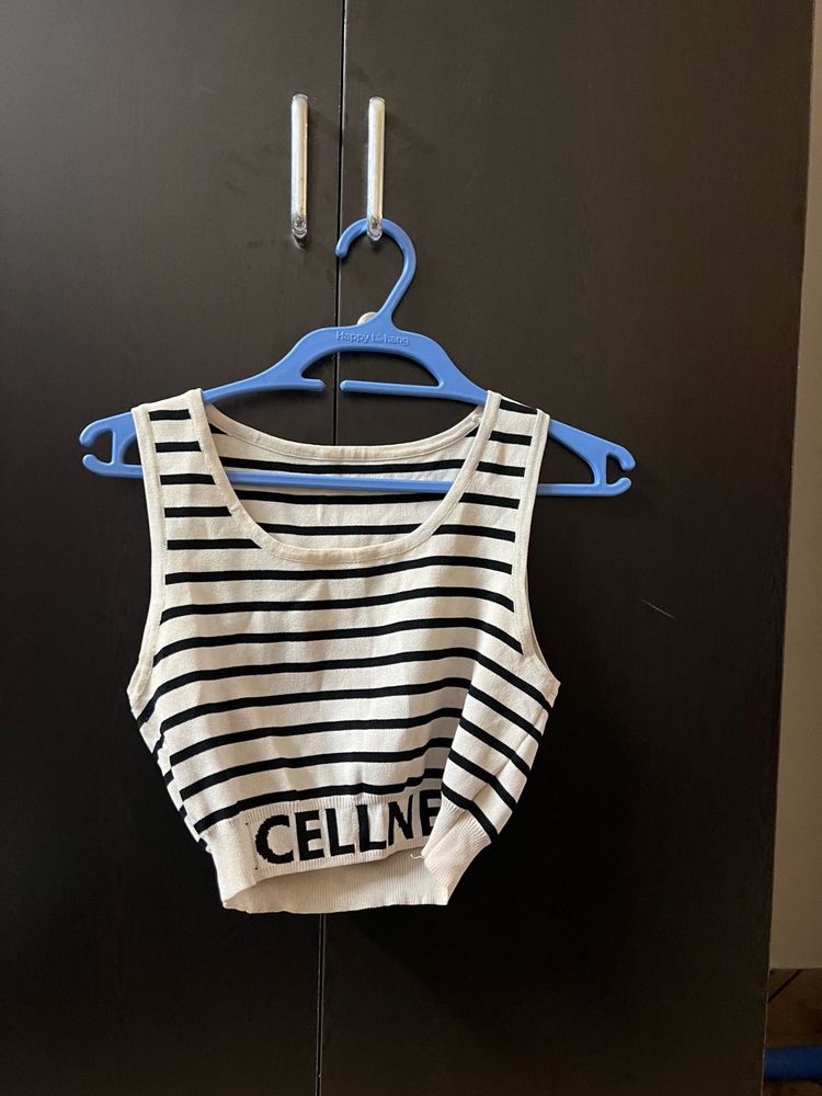 Striped Crop Top