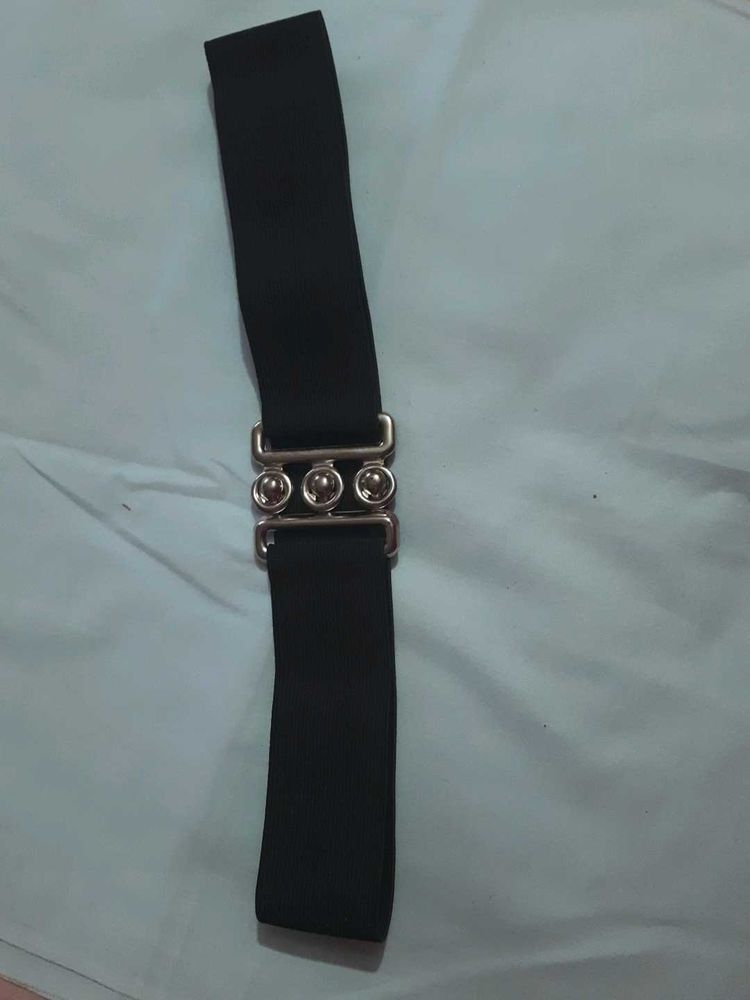Elastic Black Belt