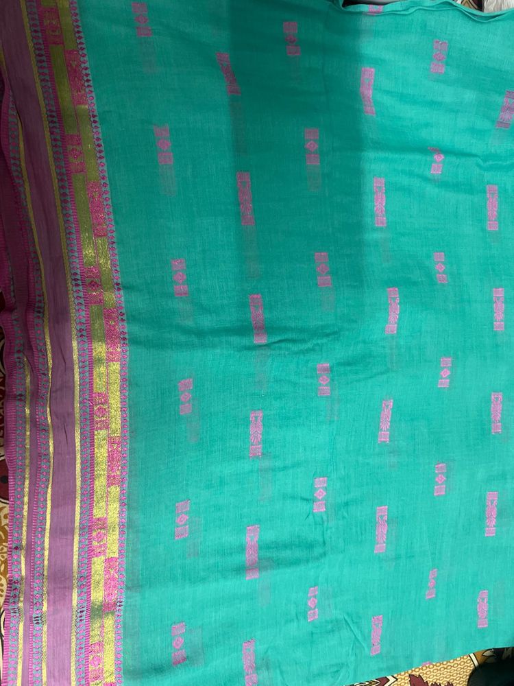 Used soft cotton saree
