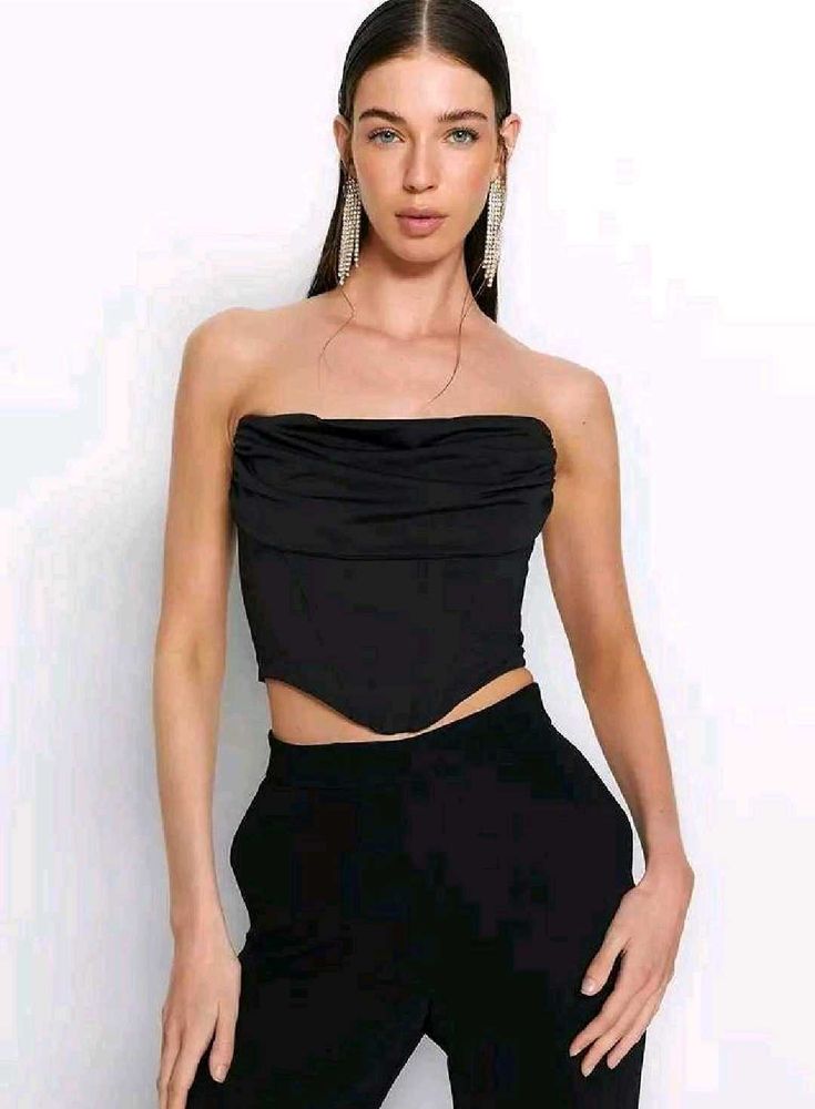 Urbanic Black Corset Top