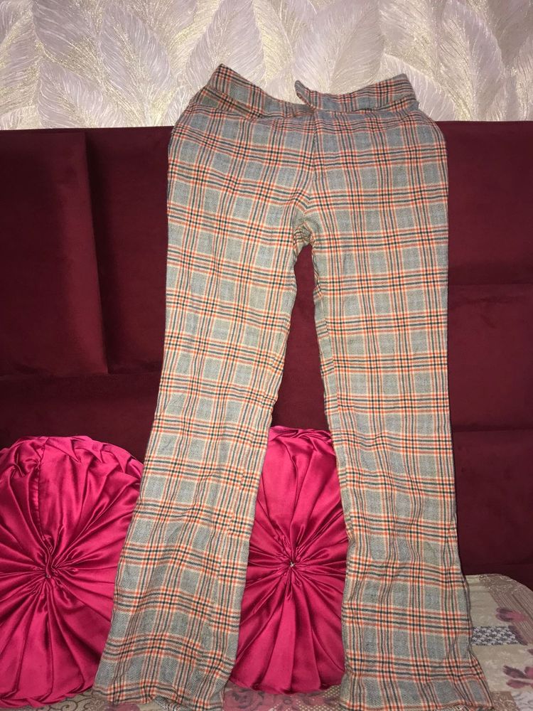 Checked Formal Classy Pants