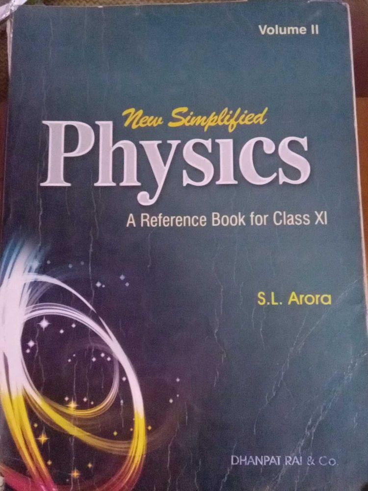 SL Arora Class 11th Vol 2