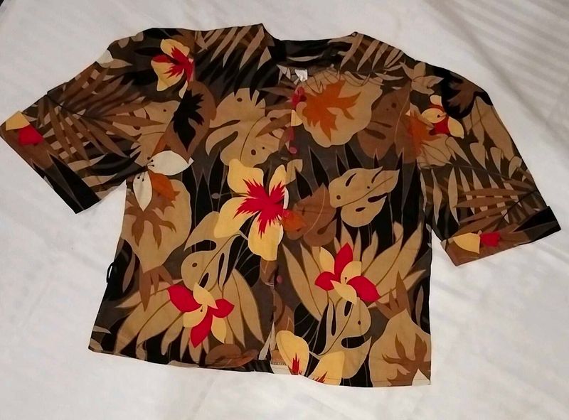 COTTON FLORAL PRINTED TOP 🌸