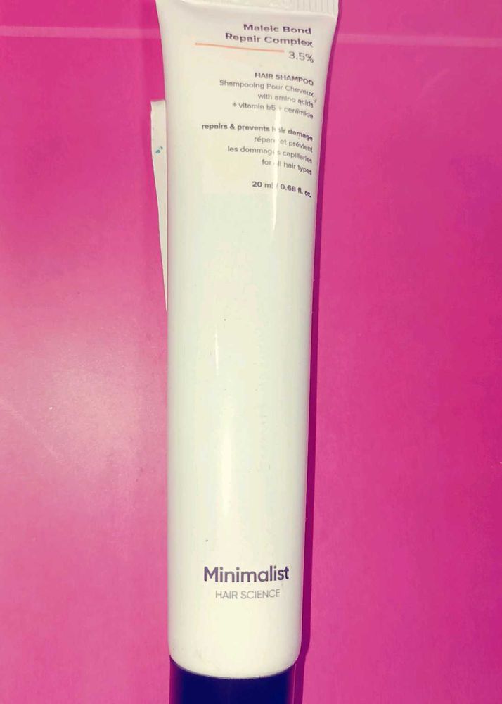 Minimalist hair shampoo 🦩🦪